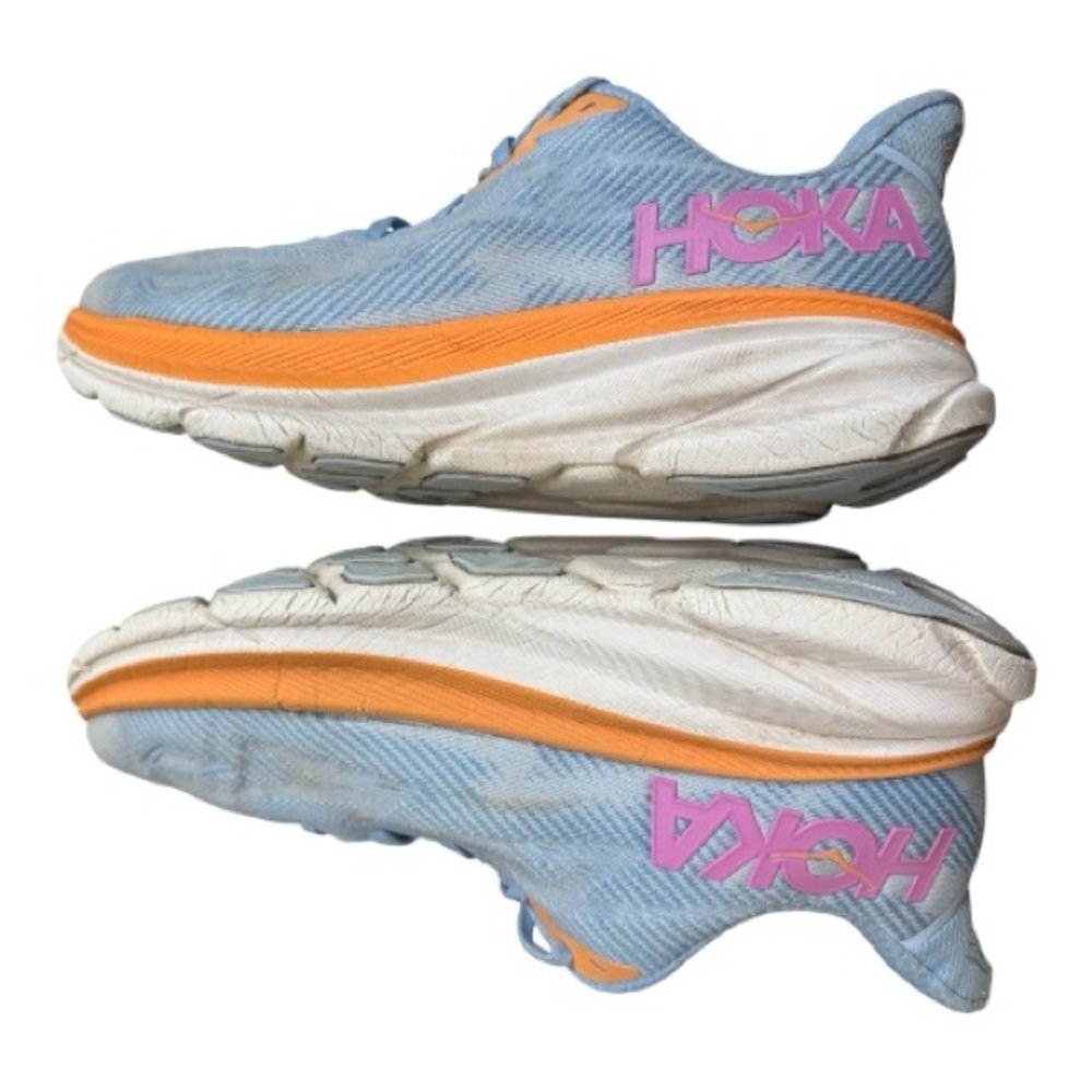 HOKA Women's Blue and Orange Athletic Shoes - Picture 5 of 8